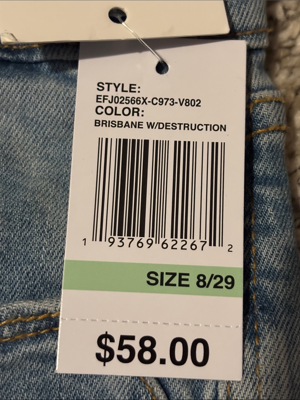 NWT Kensie Jeans Bermuda Denim Shorts 29 - Picture 10 of 10